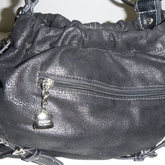 Kathy Van Zeeland, Women's Black Leather Purse - Picture 3 of 10